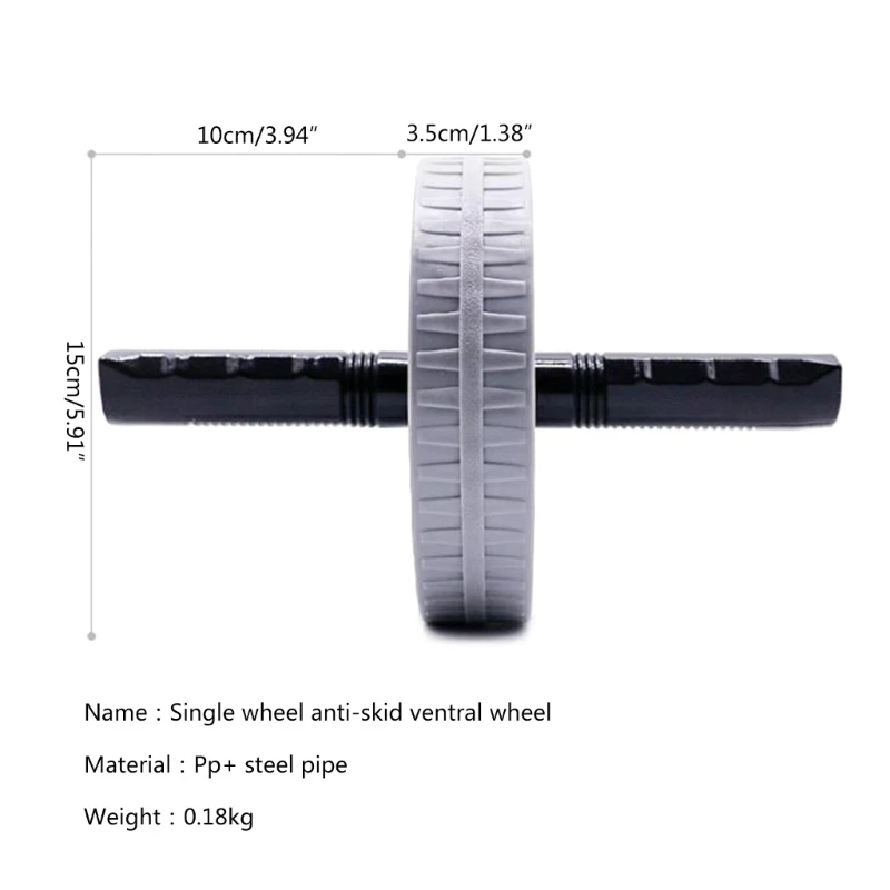 1 pz ruota addominale forte cuscinetto di carico rullo antiscivolo rafforzare attrezzature per esercizi muscolari allenamento Fitness uso domestico