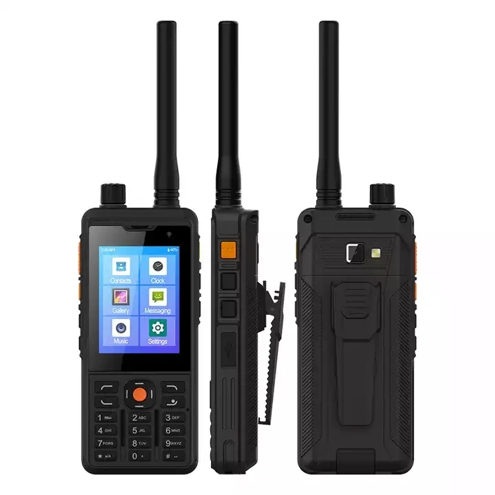 Low Price UHF Two Way Radio Analog Newest Zello POC Walkie Talkie Smartphone With 5300mAh Battery