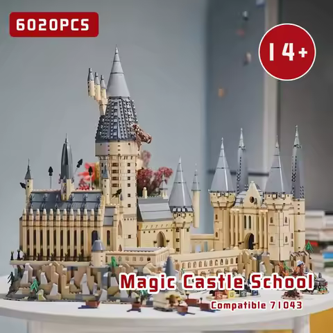 6020pcs Hot Toys Popular Movie Magic School Hogwarts Castle Assemble Puzzle Model 71043-Bricks For Birthday Gifts - AliExpress 