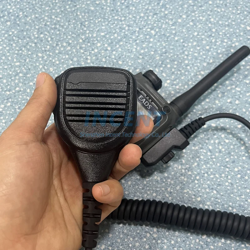 مكبر صوت للميكروفون المحمول لملحقات راديو EADS TETRA AIRBUS THR9 THR9i TH9