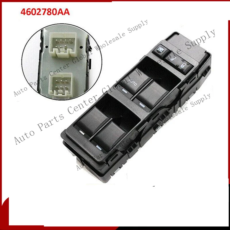 L+ Front Left Master Power Window Control Switch for Jeep Compass Dodge Avenger