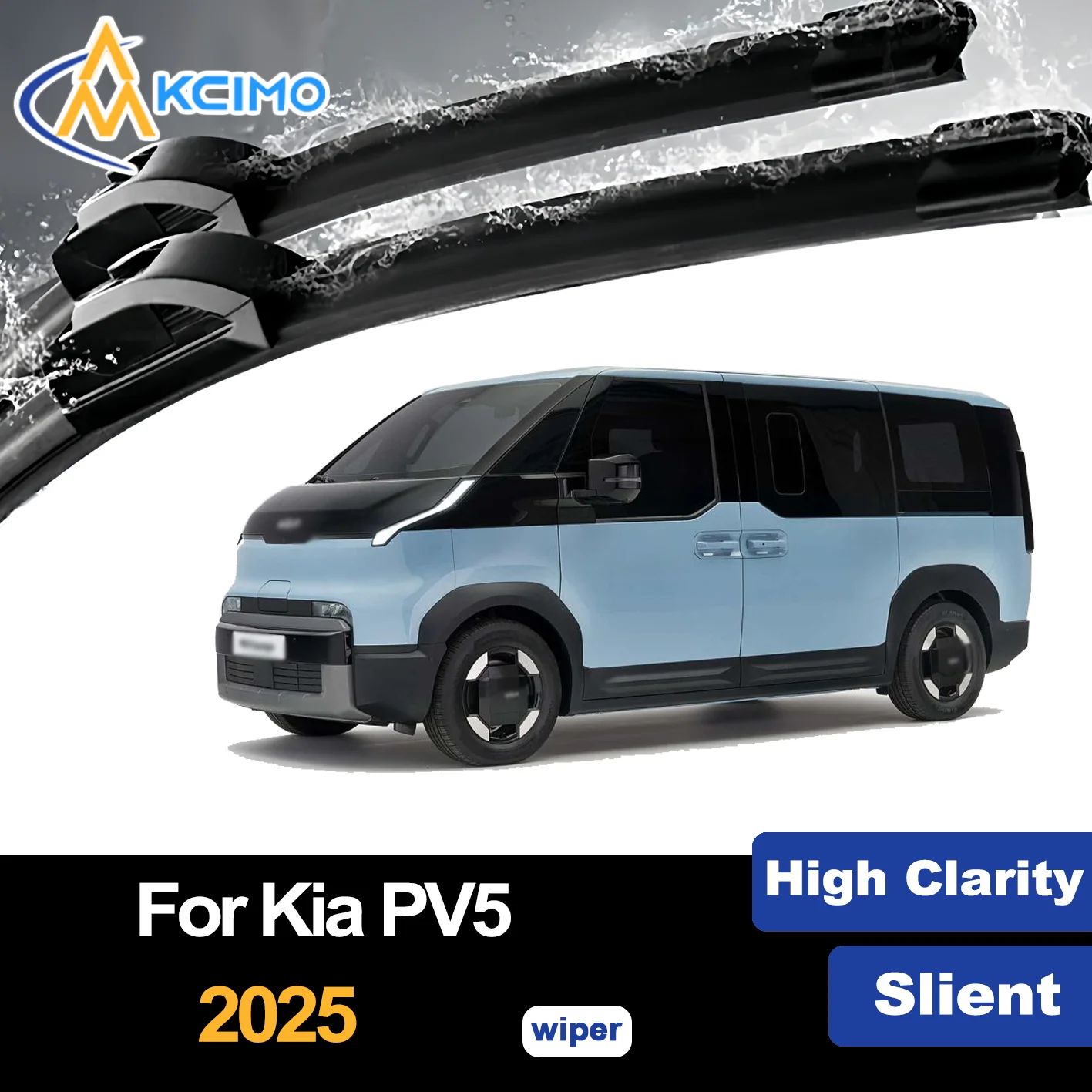 

Premium Front Wiper Blades for 2025 Kia PV5 Ideal Car Windscreen Window Wiper Accessories with Superior Cleaning Performance