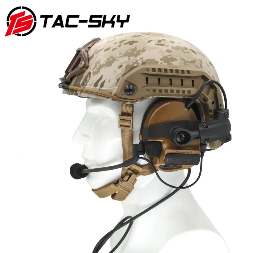 Tactical Headset Fast Track ARC OPS-CORE Helmet Adapter Compatible With Noise Reduction COMTAC II COMTAC III Headset