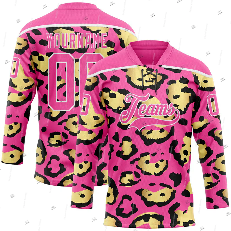Custom Name Personalized Cosplay Psychedelic Camo Graffiti Vintage Lace Hockey Jersey Shirts 3DPrint Harajuku Casual Pullover A3