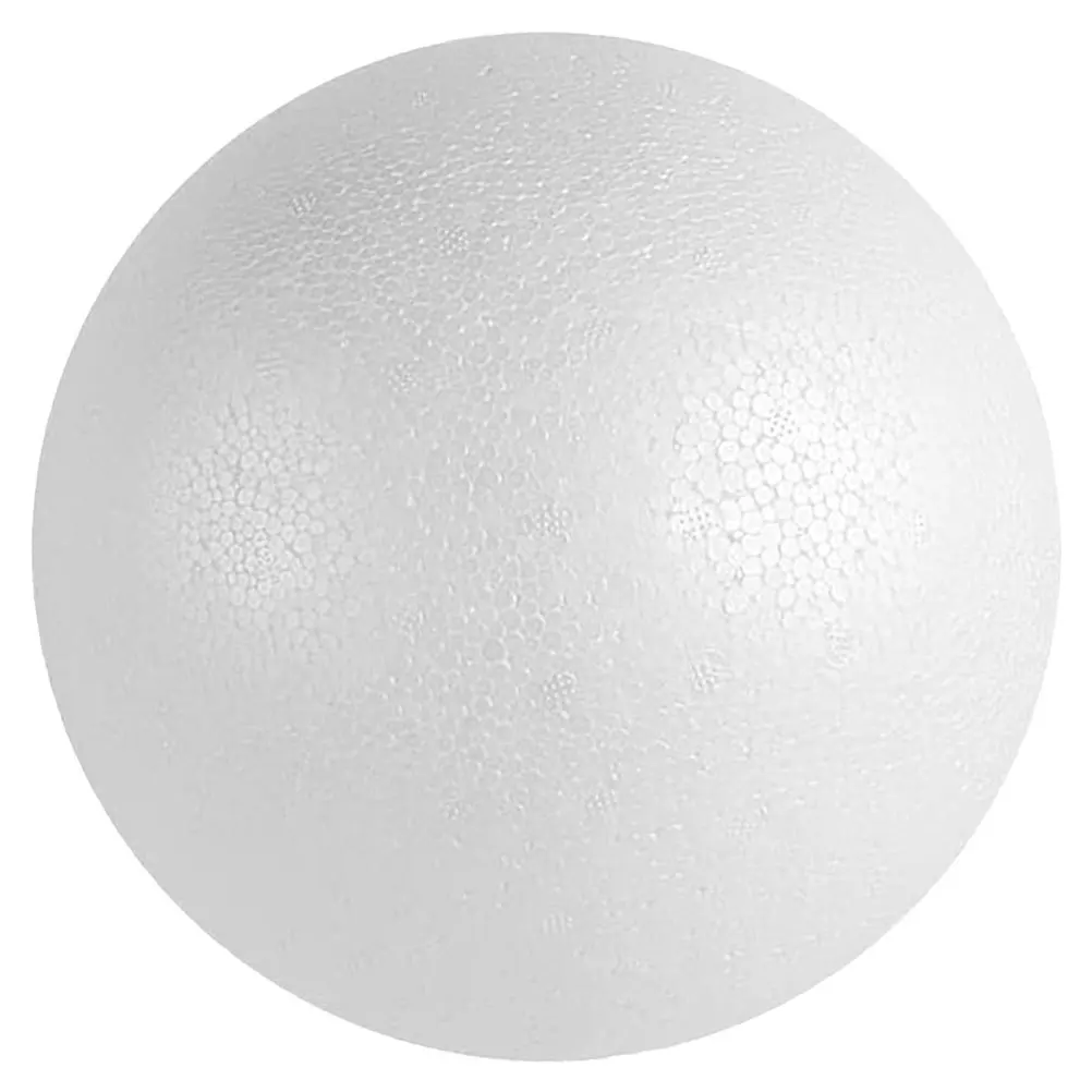 

25Cm White Foam Ball for Crafting Smooth Round Polystyrene Craft Balls DIY Art Decorations Holiday Festival Classroom Projects