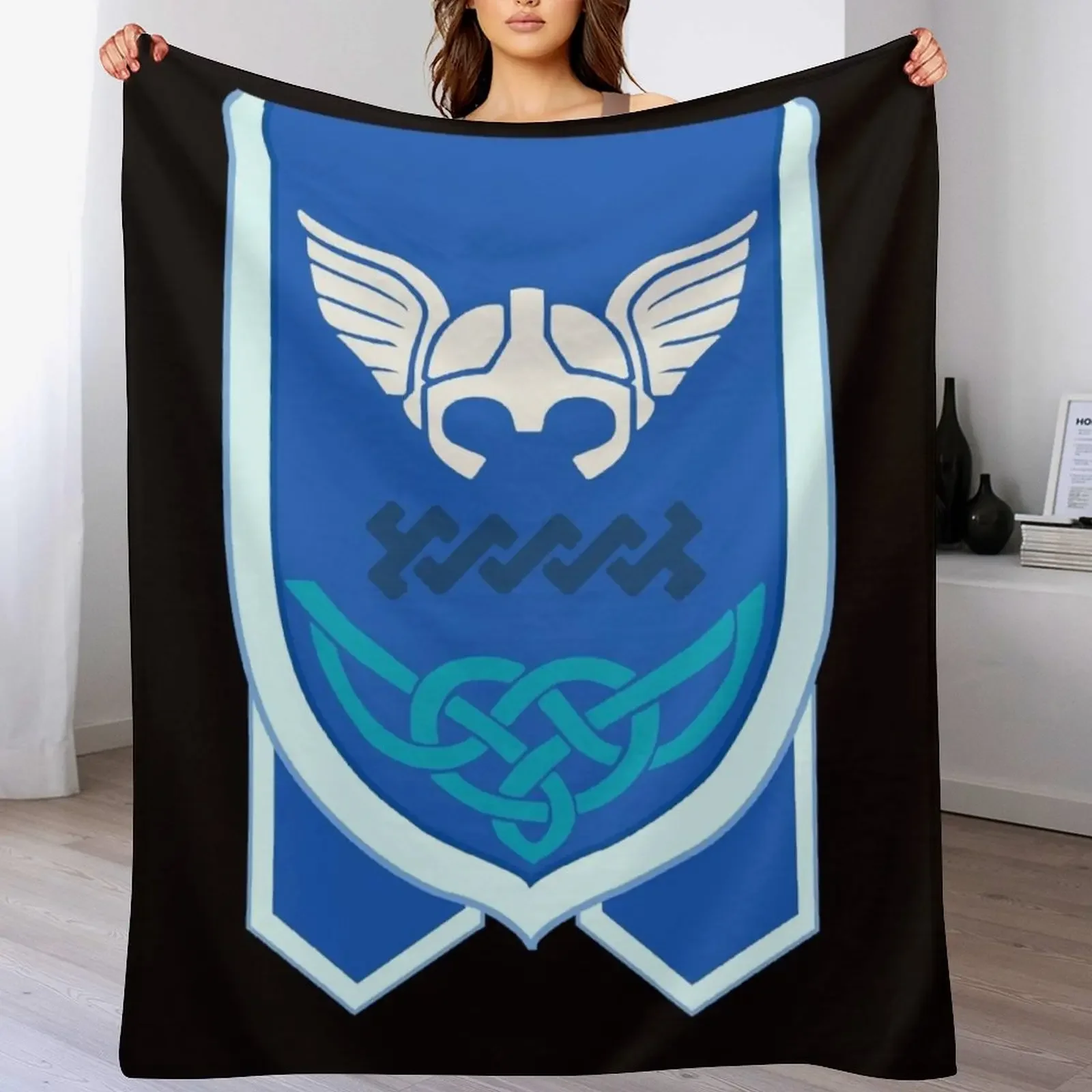 

Brawlhalla Platinum Rank Colored Throw Blanket Warm Flannel Blanket for Couch Chair Bedroom