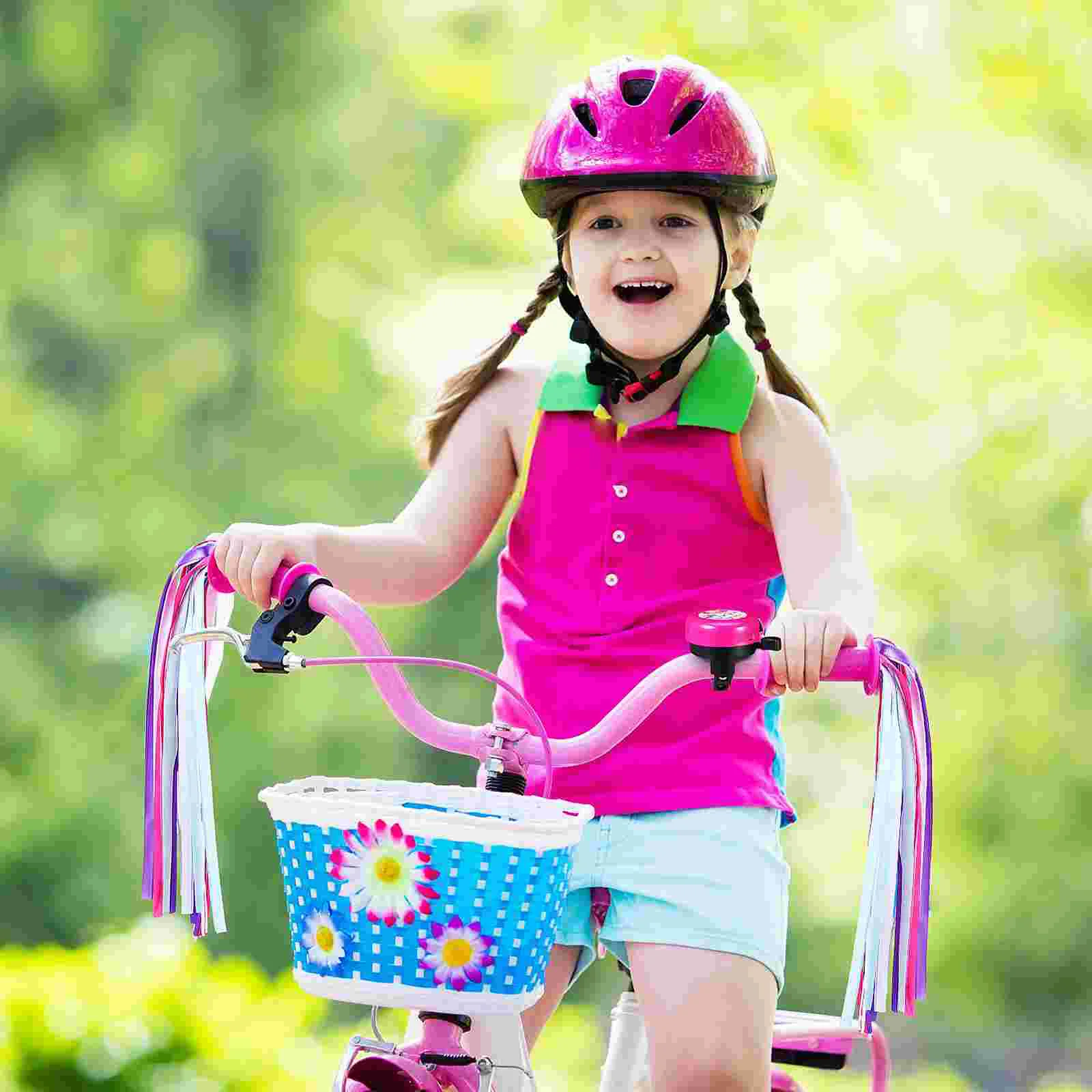 1 set fietsringbel helder geluid waarschuwingsbel racefietsbel met stuurstreamers fietsbel mountainbikebel