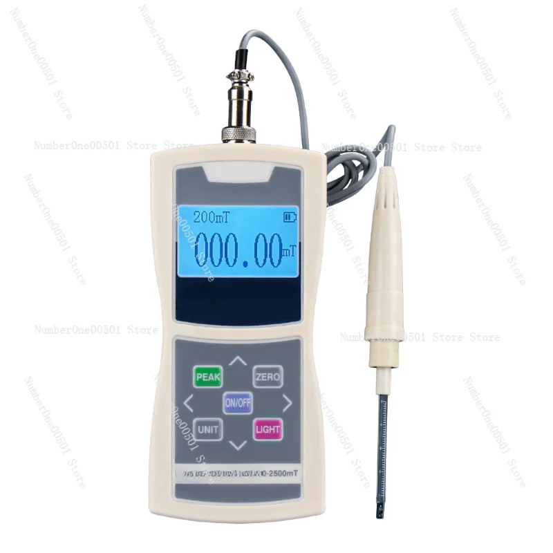 

Digital Meter Gaussmeter Auto Range 200mT/ 2000mT High Accuracy Sensitive Surface Magnetic Field Tester