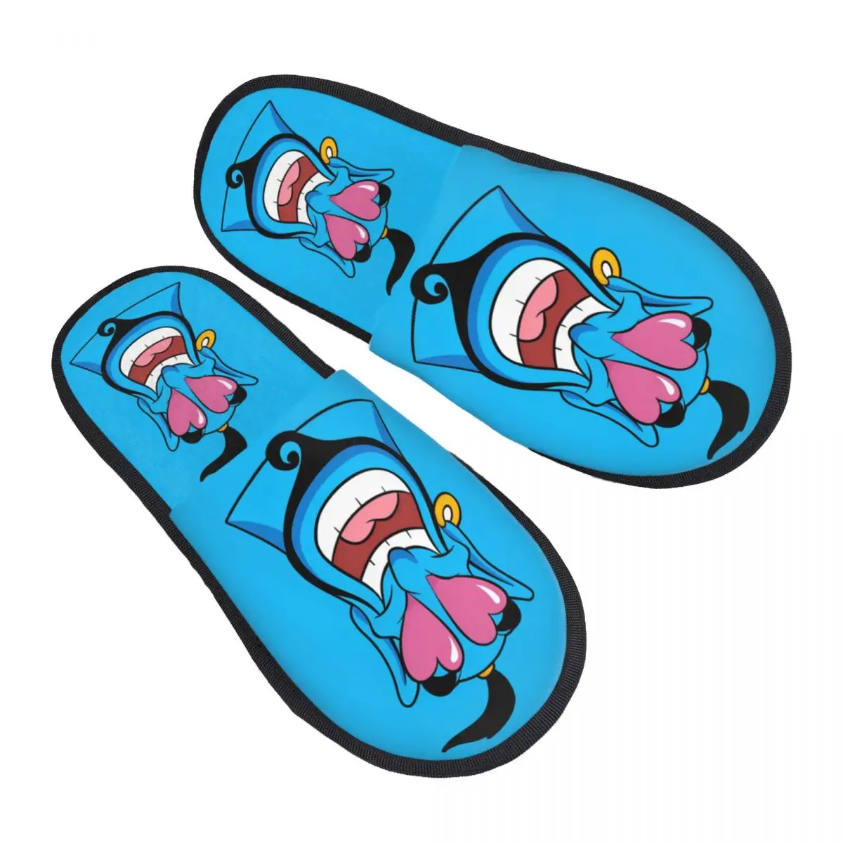 

Custom Aladdin Soft Scuff Memory Foam Slippers Women Cartoon Bedroom House Shoes