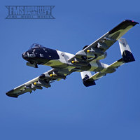Fms Double 70mm Tunnel Warthog A10 Assembled Fixed Wing Model Vortex Jet Model Fighter Outdoor Toy V2 Upgraded Edition