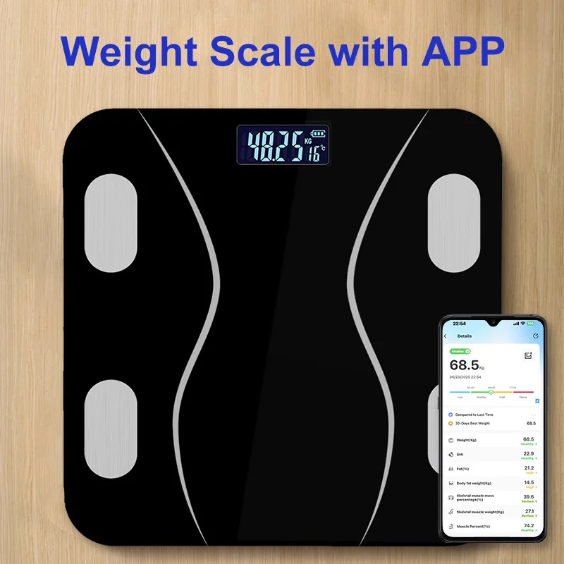 

Bluetooth body fat health smart home scale men and women human body electronic scale electronic scale smart scale body fat scale