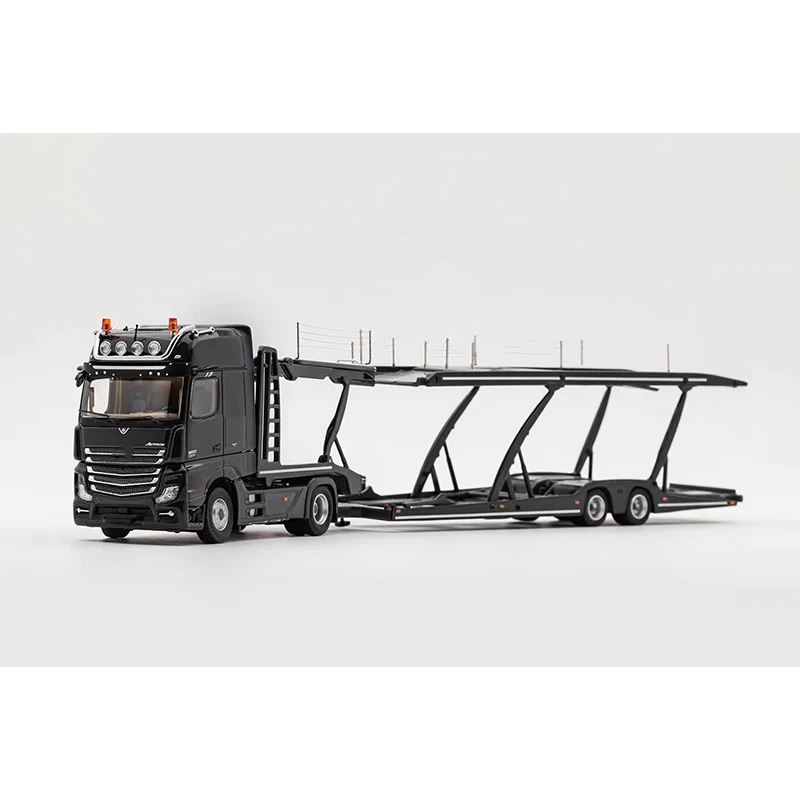 PreSale GCD 1:64 Actros Double Deck Trailer Diecast Diorama Car Model Collection Miniature Toys