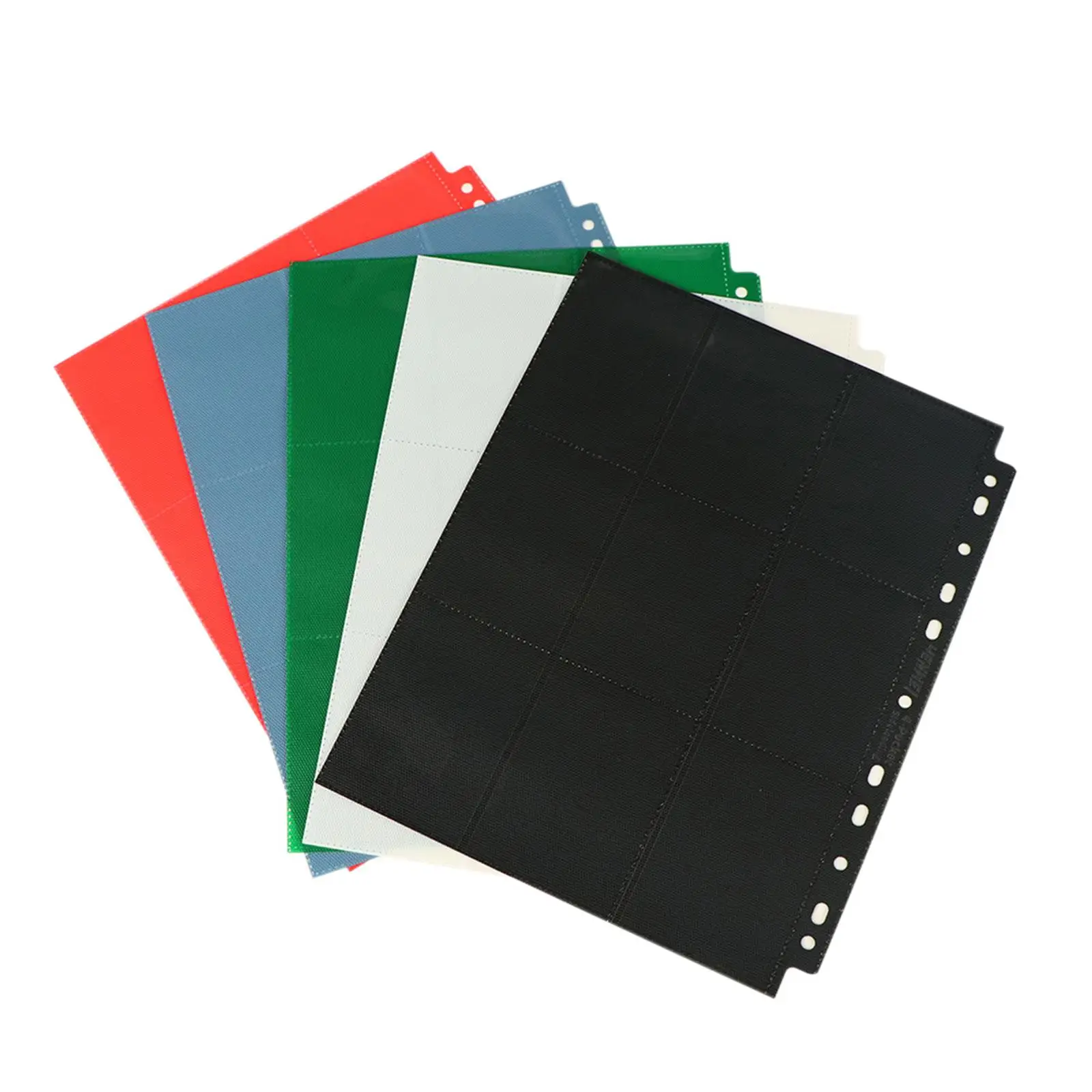 50Pcs Game Card Album Binder 900 Pocket Protector for Ccg Card, Business Card,
