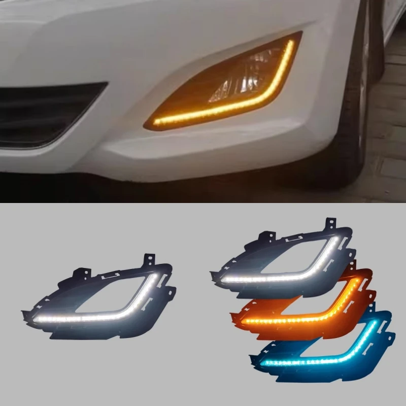

LED Daytime Running Light for Hyundai Elantra 12-15 Modified Front Fog Lamp Bumper Light Turn Signal