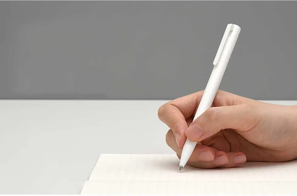Bolígrafo Xiaomi Original para escribir, luz suave Mijia, presione el núcleo, repuesto de repuesto, bolígrafo de 0,5mm para negocios, azul, rojo y negro
