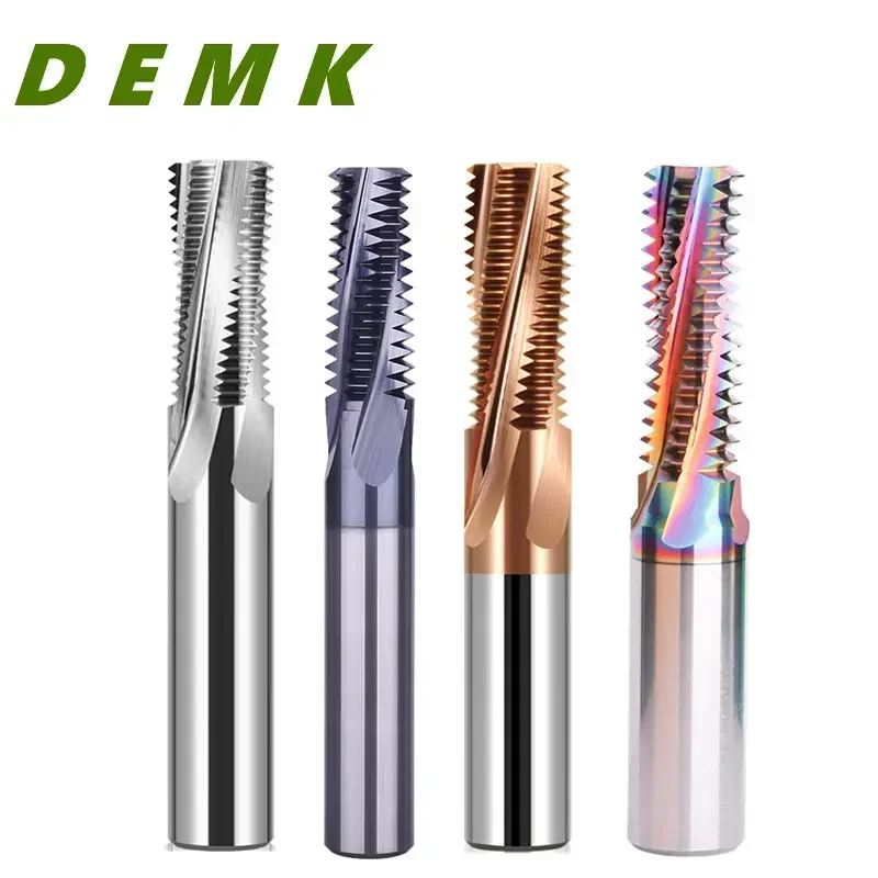 Thread milling cutter Coated Solid Carbide Full Tooth ISO Inch G RC NPT UNC Nano Coated CNC M3 M4 M5 M6 M8 Thread Mill Aluminum