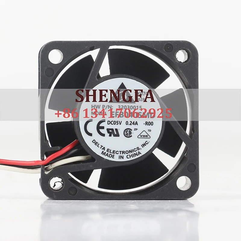 

EFB0405MD Delta 12V 24V 48V DC 5V 0.24A AC EC 4020 40X40X20MM 4CM Inverter Switch Router Double Ball Bearing Silent Cooling Fan