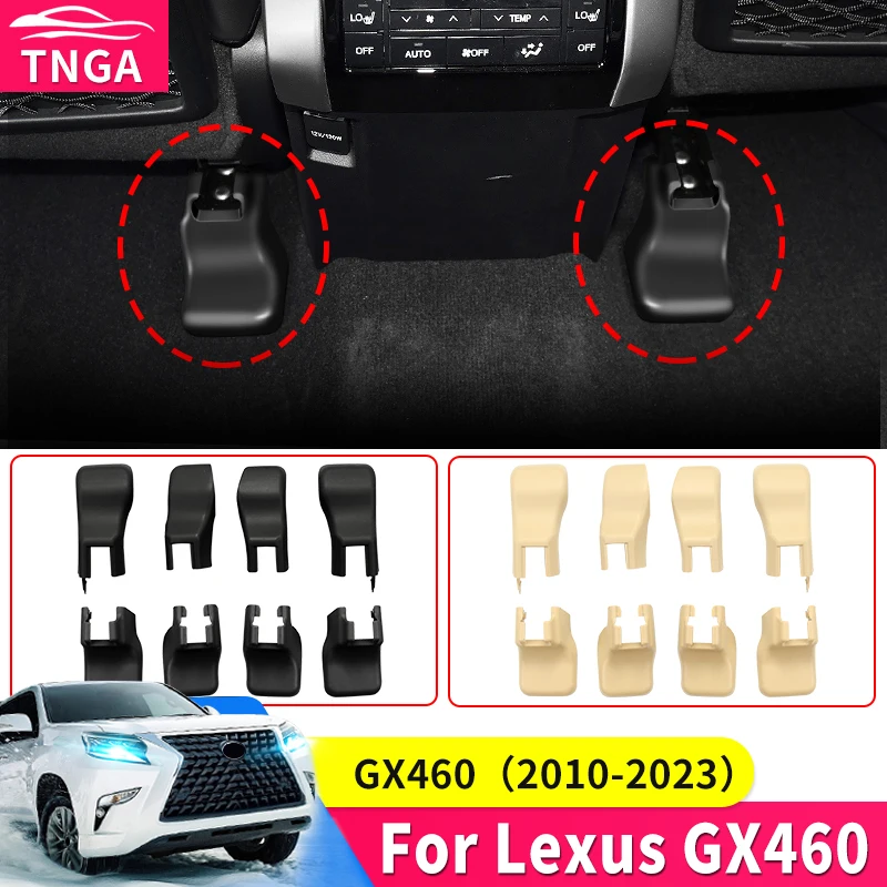 For Lexus GX460 GX400 2010-2022 Seat Rail Track Cover Protector Anti Dust Anti Scratch Interior Upgrade Accessories Modification