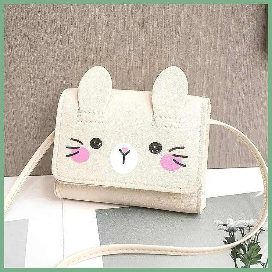 

Mini Handbag for Kids, Cute PU Shoulder Bag for Girls, Princess Wallet for Baby
