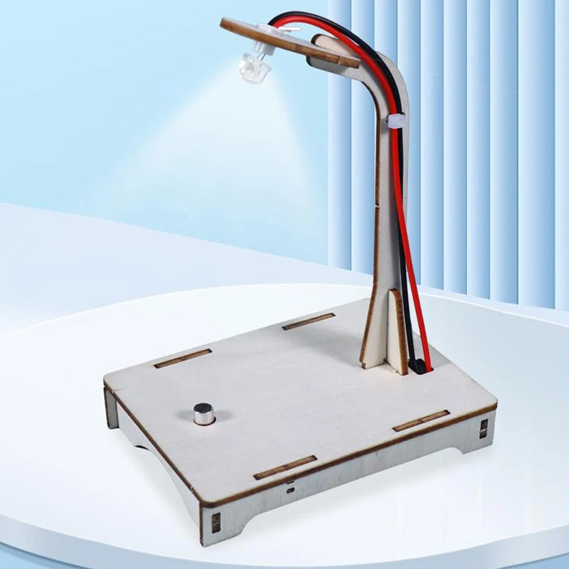 1 Set Mainan Fisika Buatan Tangan DIY Lampu Sensor Suara Penemuan Sains dan Teknologi Bahan Perakitan Buatan Sendiri