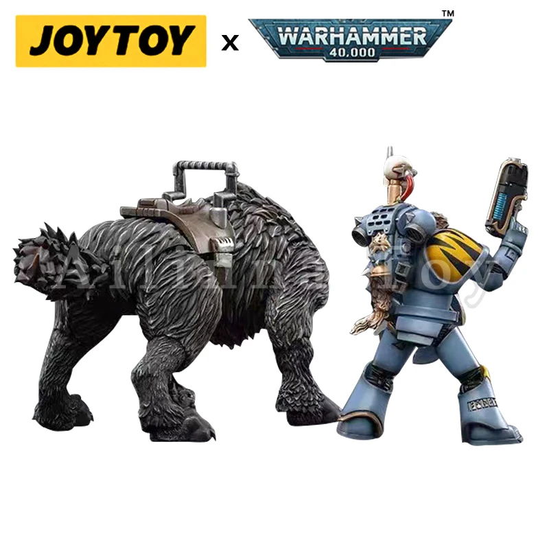 JOYTOY 1/18ตุ๊กตาขยับแขนขาได้ Space Wolves Thunderwolf ทหาร Frode อะนิเมะคอลเลกชันทหารรุ่น Gratis Ongkir