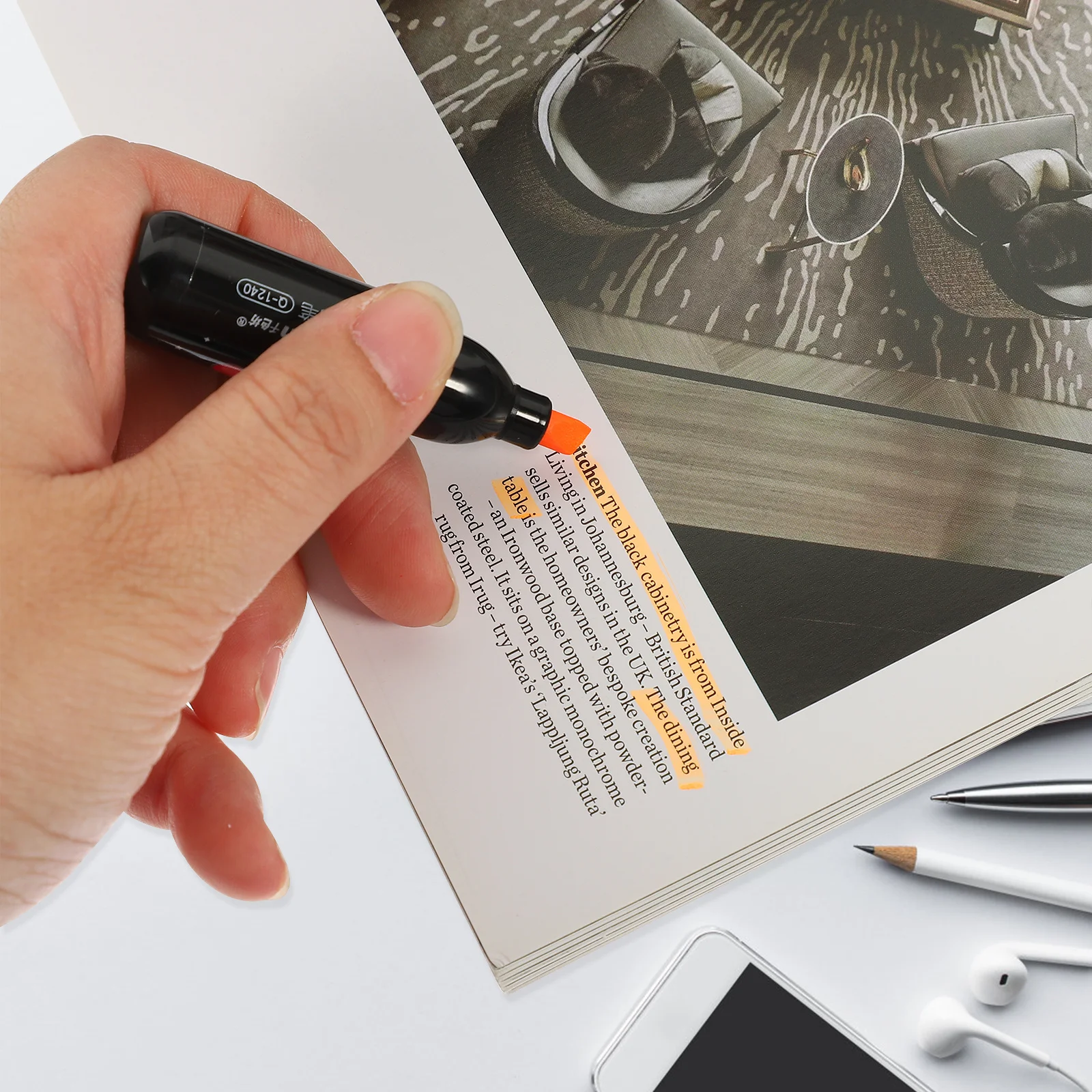 

6pcs Planet Highlighters Fluorescent Pens Markers Assorted Colors Smooth Writing Long Lasting School Office