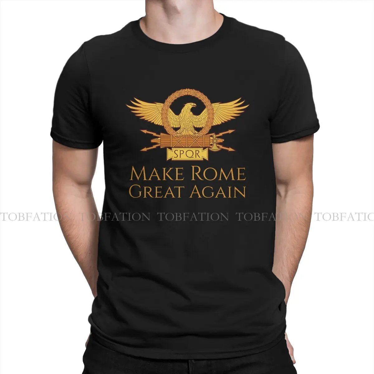 Roman Empire Make Rome Great Again T Shirt Vintage Teenager Alternative High Quality Tshirt Large Crewneck Streetwear