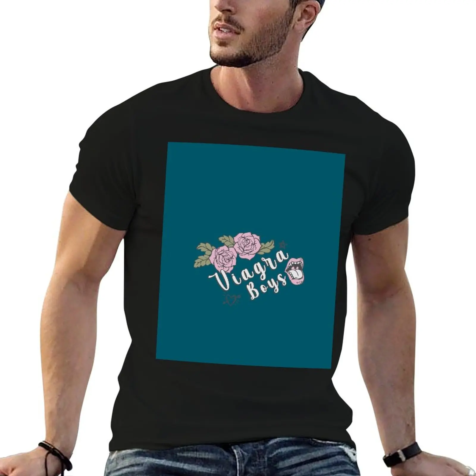 

T-Shirt tees man t Music Punk graphic shirt Vintage man for Viagra shirts Post t Retro Boys designer