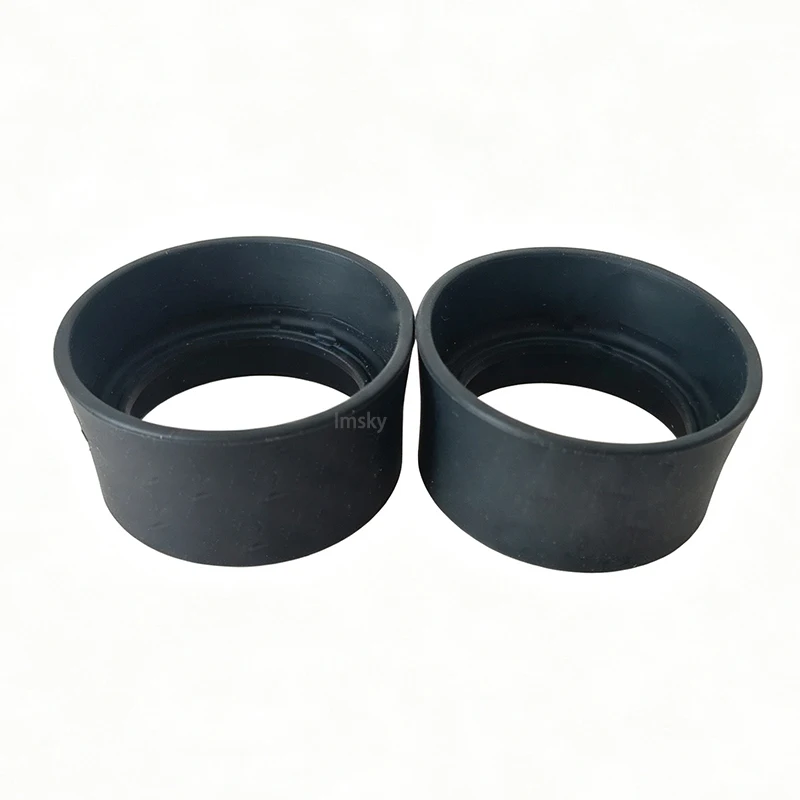 2er- und 10er-Pack Gummi-Augenmuscheln/Augenschutzkappen mit 28-33mm Innendurchmesser für Stereomikroskope, Ferngläser und Teleskope – Detail 1