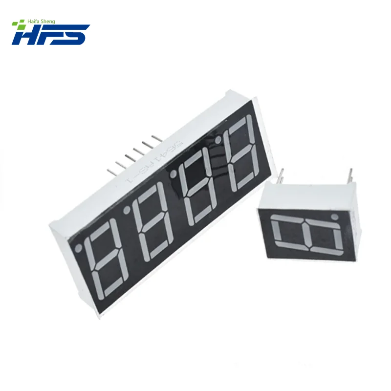 Digital LED vermelho Display Tube, cátodo comum, 7 Segment, 1 bit, 2 bit, 3 bit, 4 bit, 0, 56 Polegada, LED 7 Segment