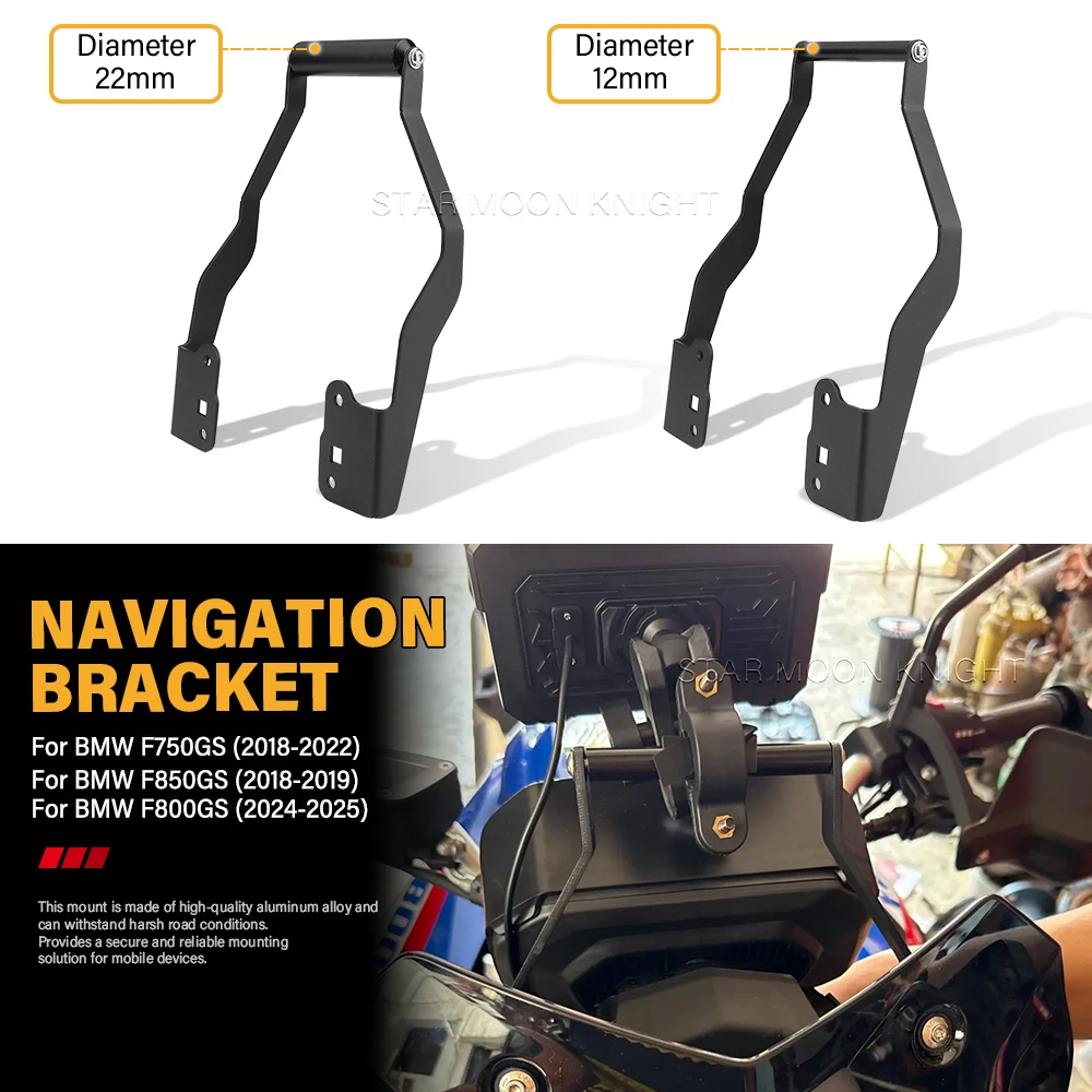 bmw-gs800-f800gs-2024-、f750gs-f-750-gs-2018-2020-、f850-gs-f850gs-2018-2019-gpsナビゲーションブラケット電話ホルダースタンド用
