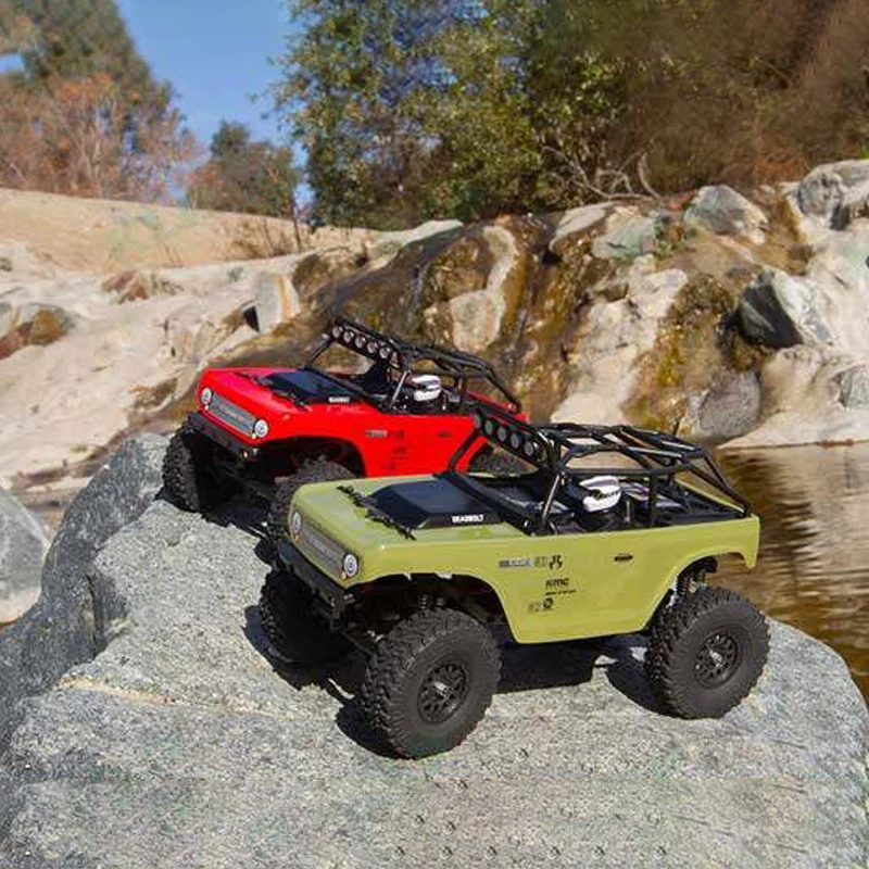 Axial Scx24 Axi90081 Simulazione 1:24 2.4g Telecomando proporzionale completo Veicolo da arrampicata fuoristrada a quattro ruote motrici Modello RTR