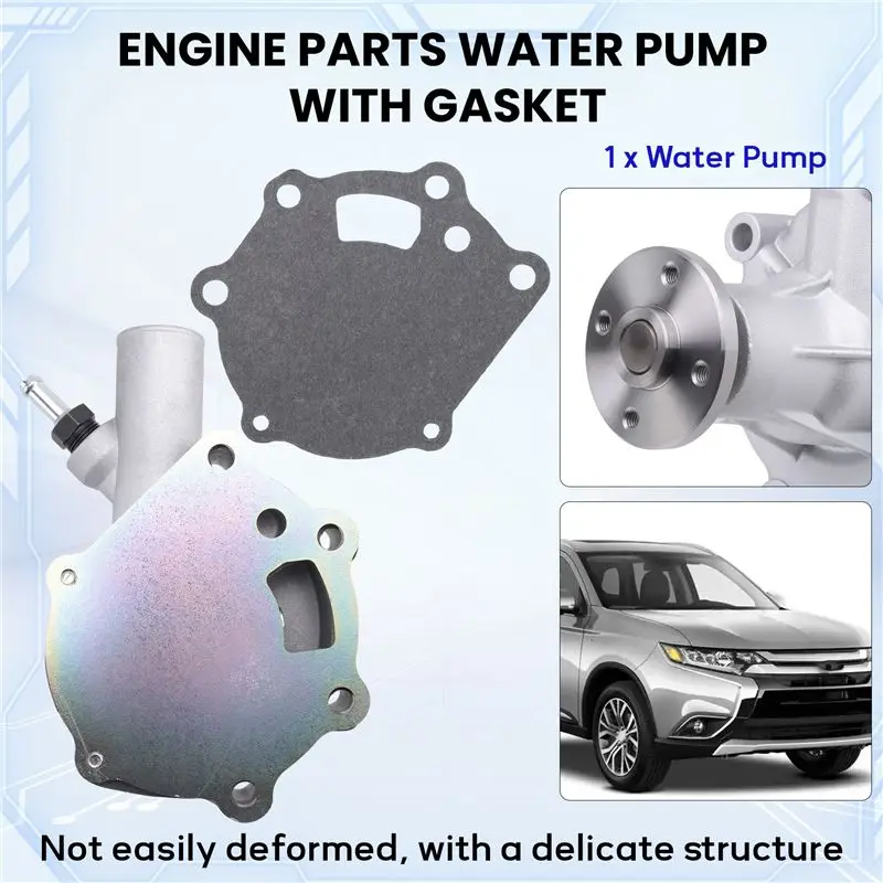 AT92-Engine Parts Water Pump With Gasket MM409302 For S4L S3L S3L2 K3B K3C K3D K3E K4F Hoflader Terex Iseki