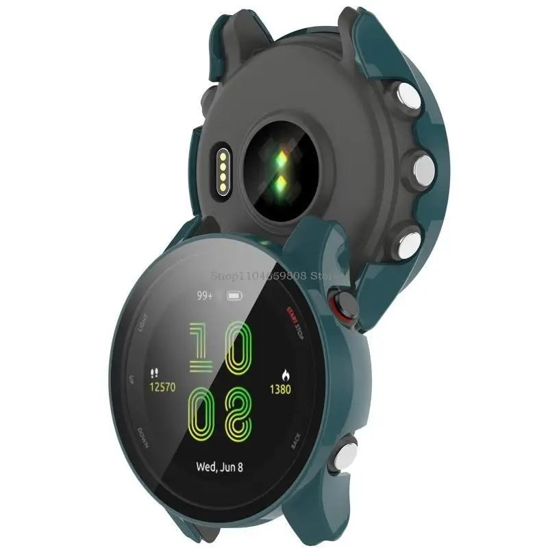 جهاز كمبيوتر واقعي لحالة GarminForerunner 255 Watchproof Frame Cover for