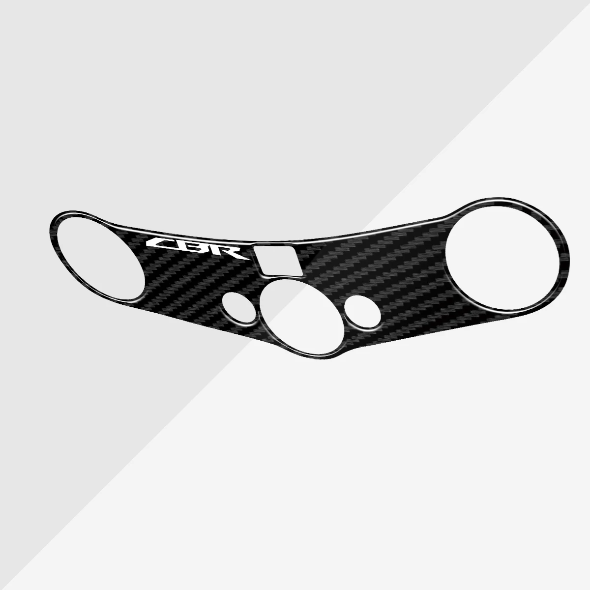 3D Resin Motorcycle Carbon Fiber Stickers Top Triple Clamp Yoke Case for Honda CBR600RR CBR 600RR F5 2007-2016 2015 2014 2013