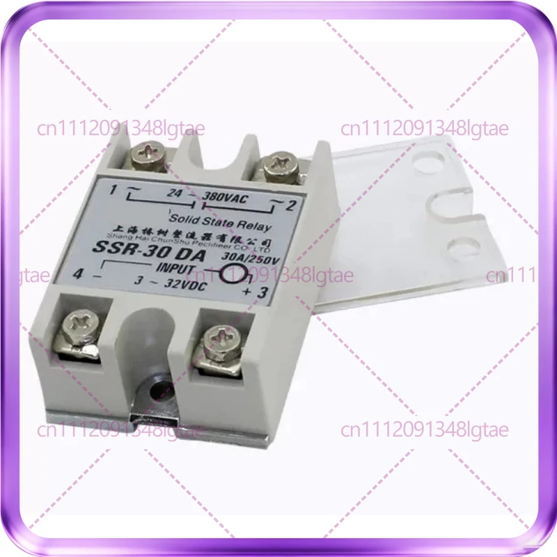 SSR-25DA SSR-30DA SSR-40DA For CHUNZ Single Phase Solid State Relay DC Controlled AC