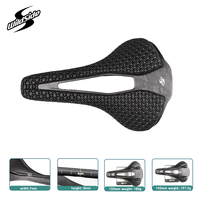 Carbon 3D Printing Saddle Ultralight Bicycle Saddle Hollow Breathable 250x143/160mm Bike Seat for MTB Gravel Road Cycling Seats
