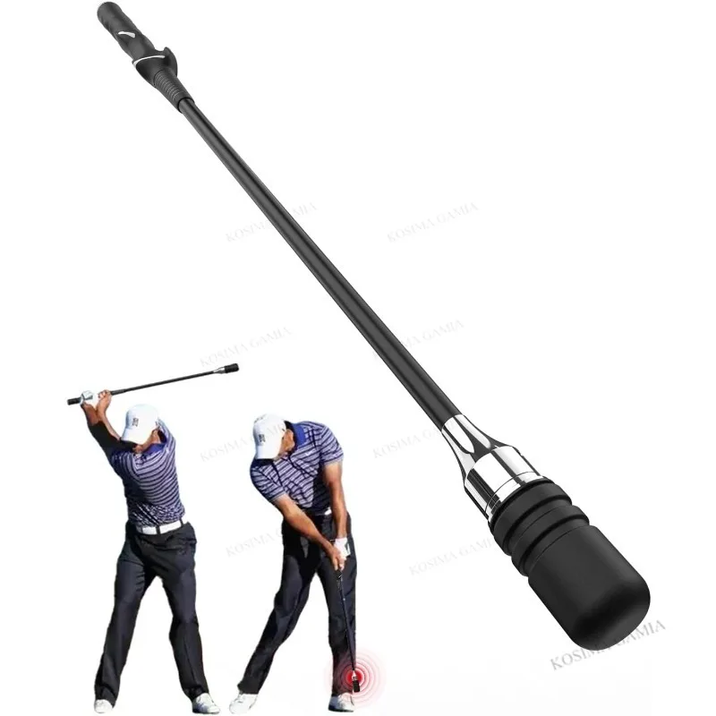 Entraîneur de swing de golf pour l'amélioration de la vitesse et du rythme, bâton de tempotage pour l'échauffement, améliore la flexibilité et le rythme du swing, utilisation intérieure et extérieure