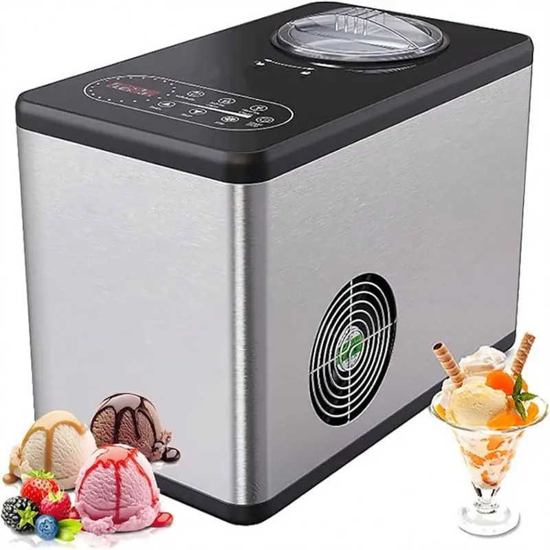 High Efficiency Low Noise Intelligent Household Soft Hard Fast Fully Automatic Stainless Steel Homemade Cream Machine