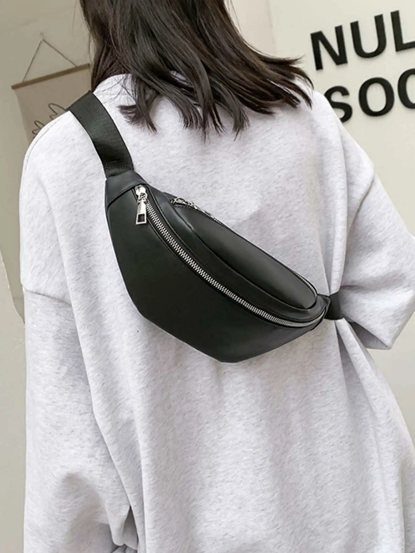 

Fashionable, Simple And Versatile PU Waist Bag, Multi-Functional Single-Shoulder Crossbody Bag For Both Men And Women, Suitable For Sports.