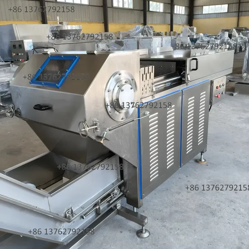 【2026】 High Capacity Frozen Meat Crusher Industrial Frozen Meat Flaker Meat Planing Machine Continuous Feeding No Thawing