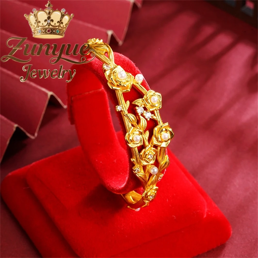 

Sand Gold Bracelet, Rose Bracelet Luxury Quality Jewelry Fashion Jewelry Charms Exquisite Popular Elegant Best Selling Gift