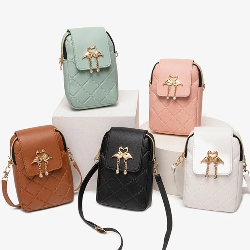 

New Women Fashion Handbag Leisure Fashion Women Phone Packs Mini Single Shoulder Crossbody Bag