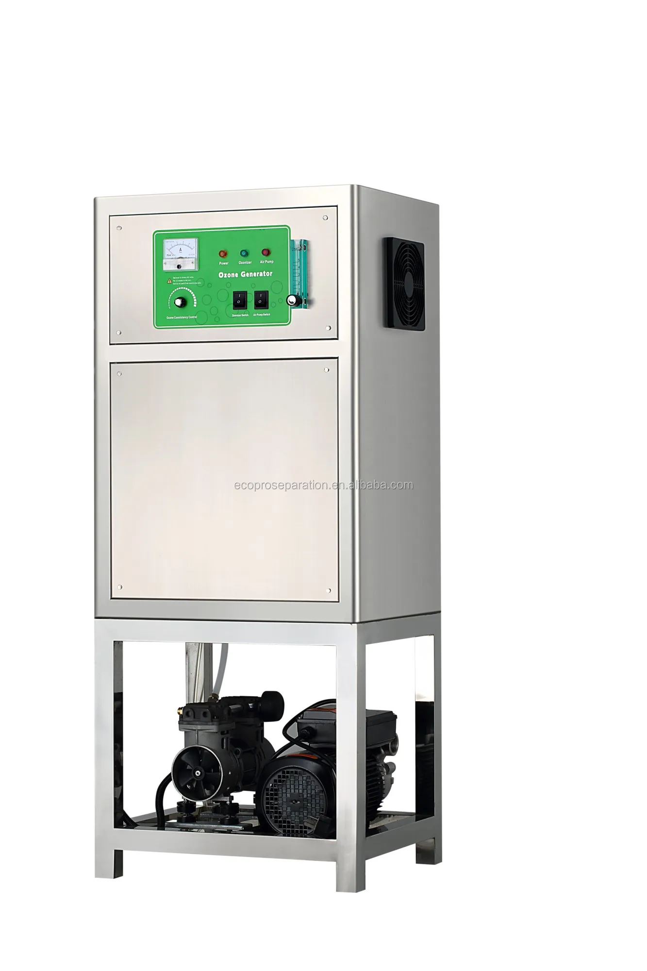 oxygen source ozone generator industrial ozone generator with ozone concentration adjustment