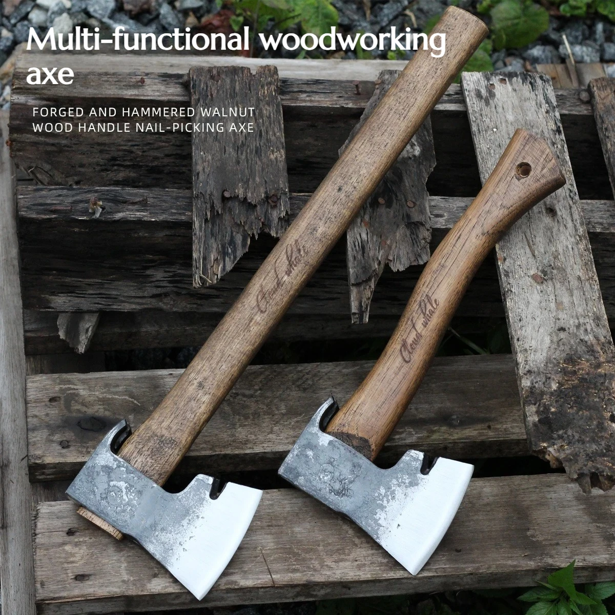 

High Carbon Steel Multifunctional Forging Tactical Axe Portable Outdoor Camping Self-defense Household Chopping Tool