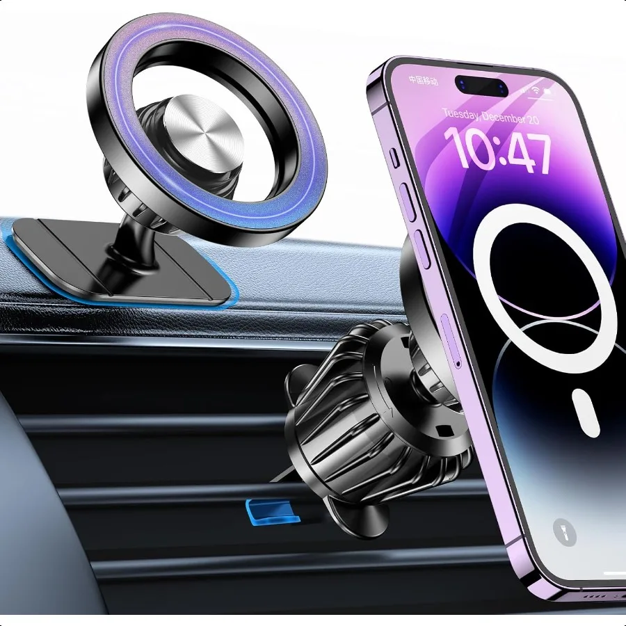 

for Magsafe Car Mount20 Strong MagnetsMagnetic Phone Holder for Car Phone Holder Mount Dash360Cell Phone Holders for Your Car A