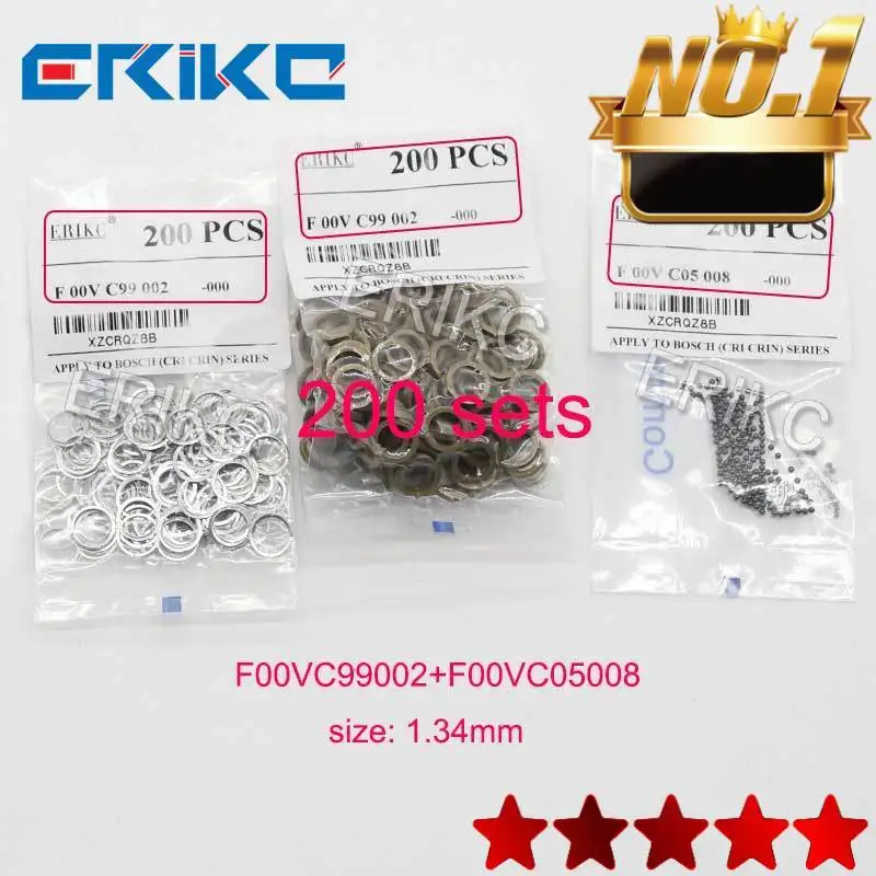 

200PCS DIESEL F00VC99002 F00VC05008 F00VC05001 F00VC05009 F00RJ02177 Euro5 INJECTOR GASKET KIT F 00V C99 002 for BOSCH