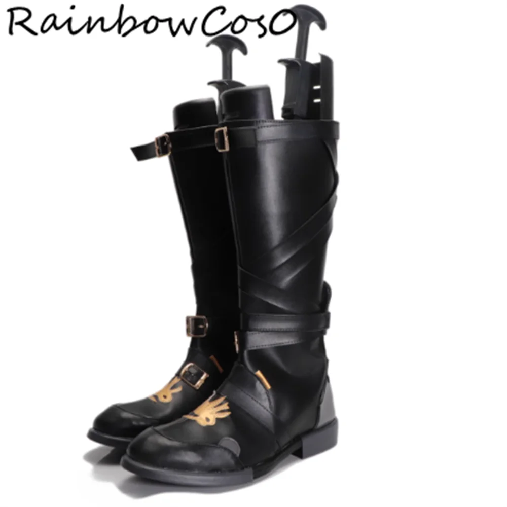 Jinhsi Calcharo Wuthering Waves 코스프레 신발 부츠 게임 애니메이션 파티 할로윈 RainbowCos0 W5455