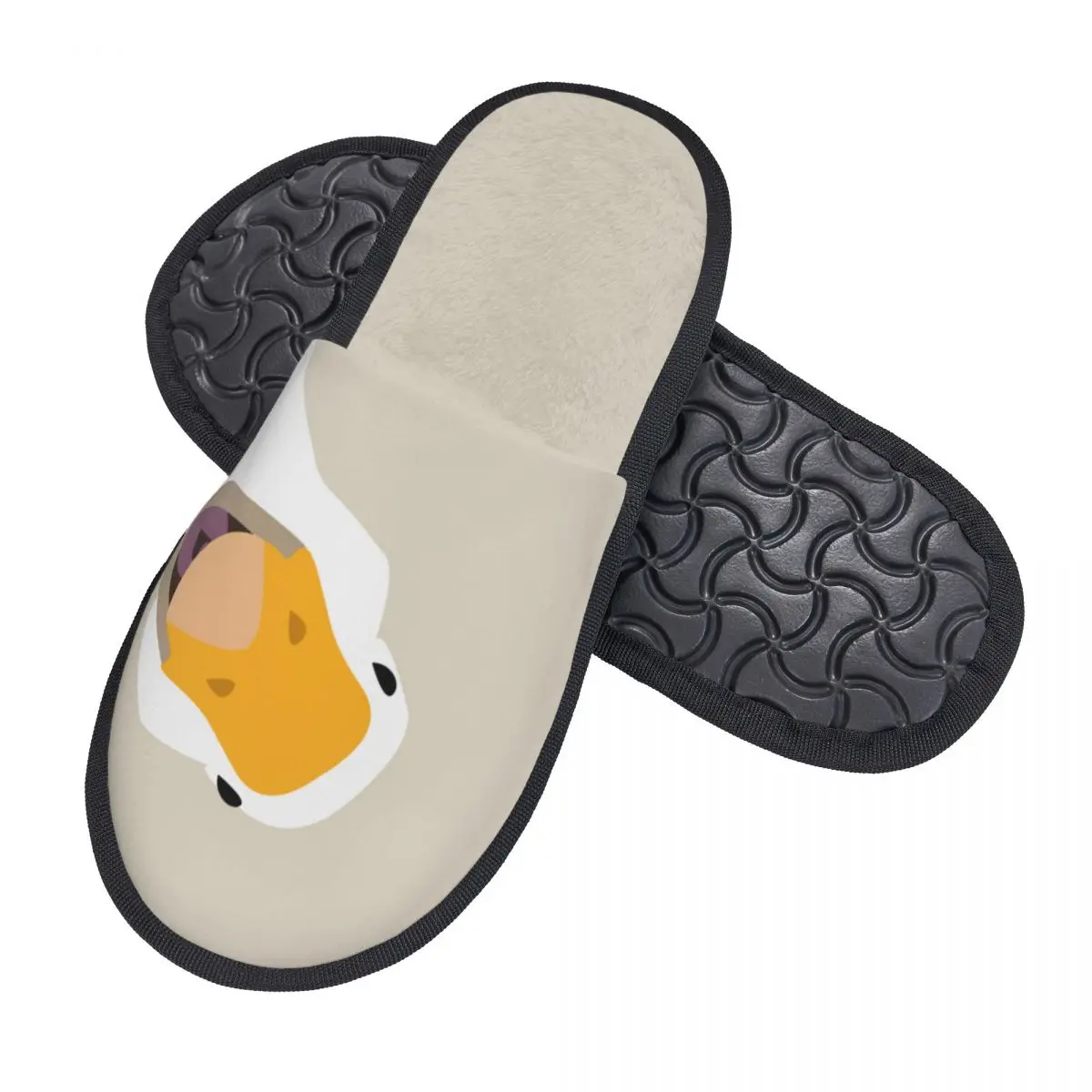 Plush Indoor Slippers Funny Goose Face Warm Soft Shoes Home Footwear Autumn Winter