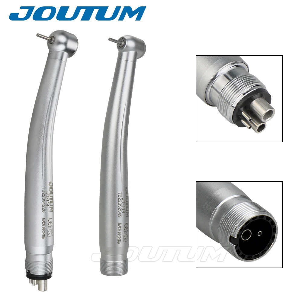 Dental High Speed Anti Retraction Handpiece Push Button Air Turbine 2/4 Holes Torque Head Dentistry Instrument